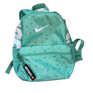 Nike Mini Backpack Mint Green Swoosh Print Kids Bag